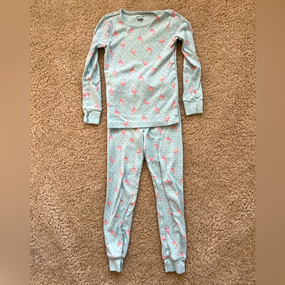 Janie & Jack Flamingo Pjs